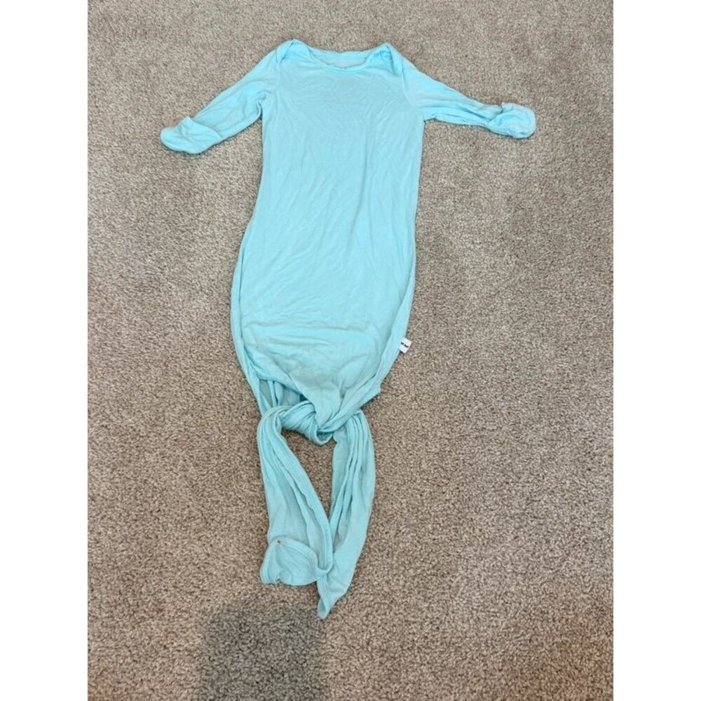 Little Sleepies Baby blue nightgown
